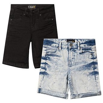 Toddler Boy's Roll-up Denim Shorts 2-pack