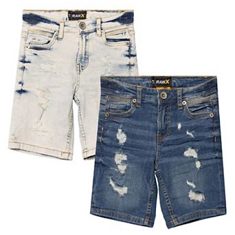 Toddler Boy's Roll-up Denim Shorts 2-pack