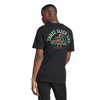 Big & Tall adidas Lounge Pizza Graphic Sportswear Tee