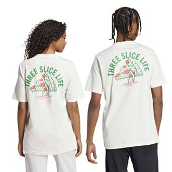 Big & Tall adidas Lounge Pizza Graphic Sportswear Tee