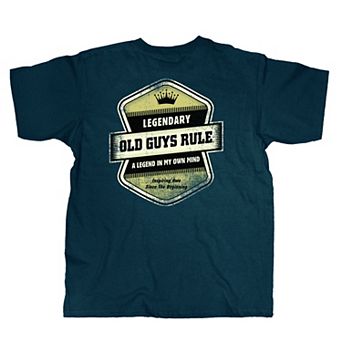 Old Guys Rule Legendary Bagde Tshirt