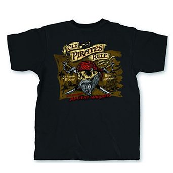 Old Guys Rule Old Pirate Rule Tshirt