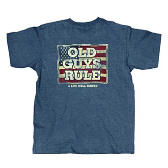 Old Guys Rule Flag Served Tshirt