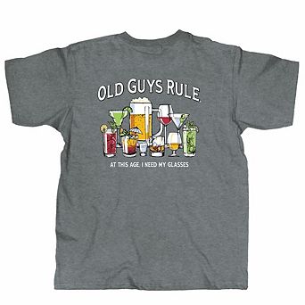 Old Guys Rule Glasses Tshirt