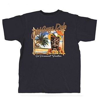 Old Guys Rule Tiki Vacation Tshirt