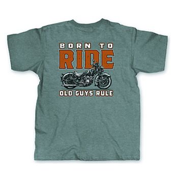 Old Guys Rule Born To Ride Tshirt