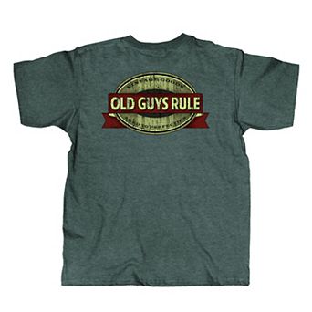 Old Guys Rule Oak Cast Oval Tshirt