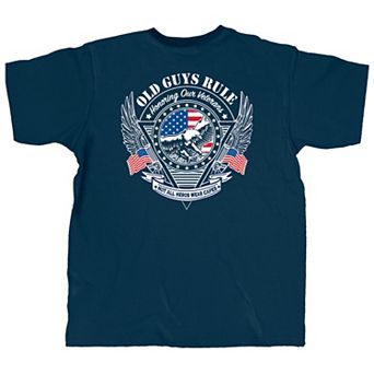 Old Guys Rule Veteran Eagle Tshirt