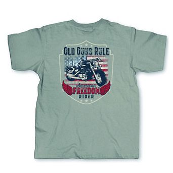 Old Guys Rule Freedom Rider Tshirt