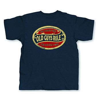 Old Guys Rule Better Oval Tshirt
