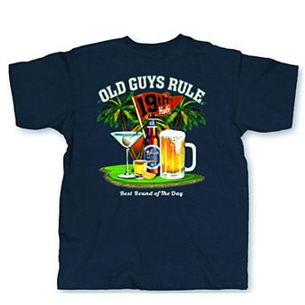 Old Guys Rule Best Round Tshirt