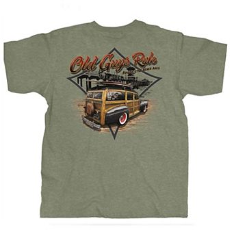 Old Guys Rule Classic Woodie Tshirt