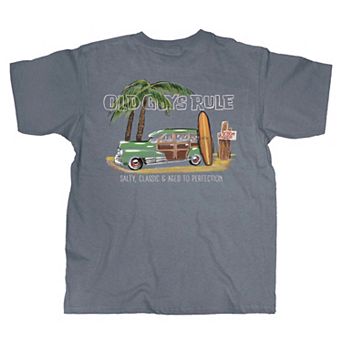 Old Guys Rule Beach Cruiser Tshirt
