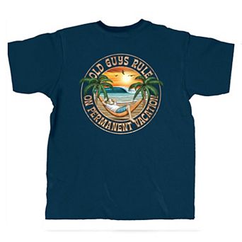 Old Guys Rule Hammock Vacation Tshirt