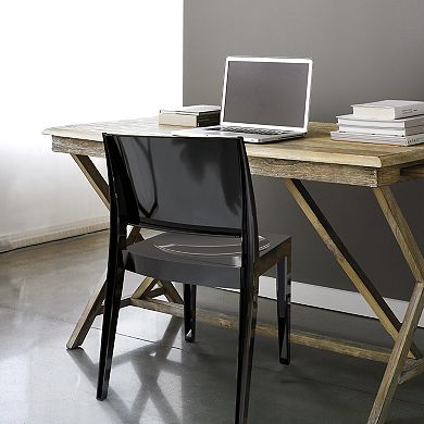 WRG Home Palermo Modern Outdoor / Indoor Stacking Patio Dining Chairs 2-piece Set