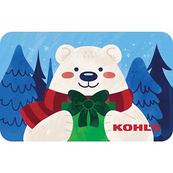 Polar Bear Holiday Gift Card
