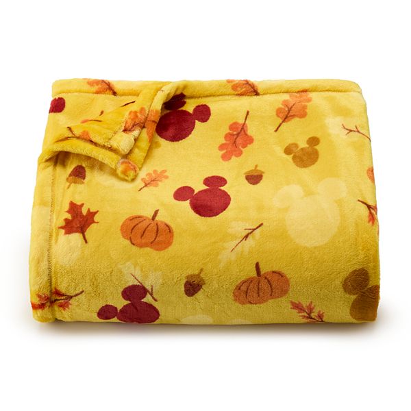 Disney s Fall Harvest Oversized Supersoft Printed Plush Throw by The Big One