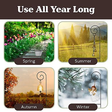 Pure Garden 2-Piece 35-in. Shepherd Hooks