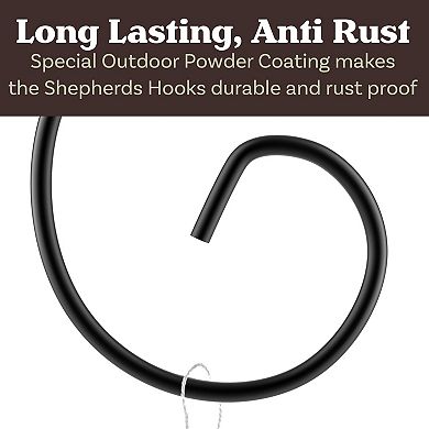 Pure Garden 2-Piece 35-in. Shepherd Hooks