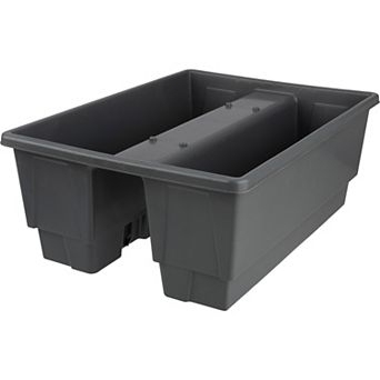 Pure Garden White Outdoor Railing Planter