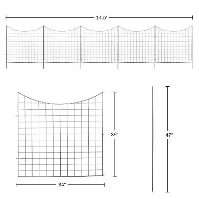 Pure Garden 6-ft. Tangle Free Flag Pole Kit