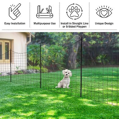 Pure Garden 6-ft. Tangle Free Flag Pole Kit