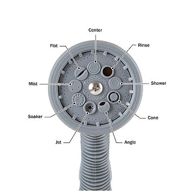 Pure Garden 124-ft. Retractable Hose with Wall Reel