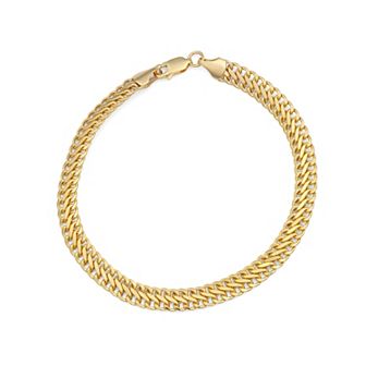 Au Naturale 10k Gold Saduza Link Bracelet