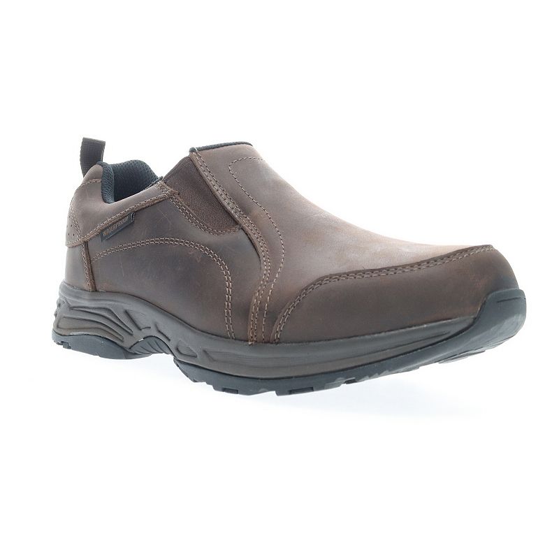 Propet Cash North Men's Leather Slip-On Shoes, Size: 14 XW, Brown