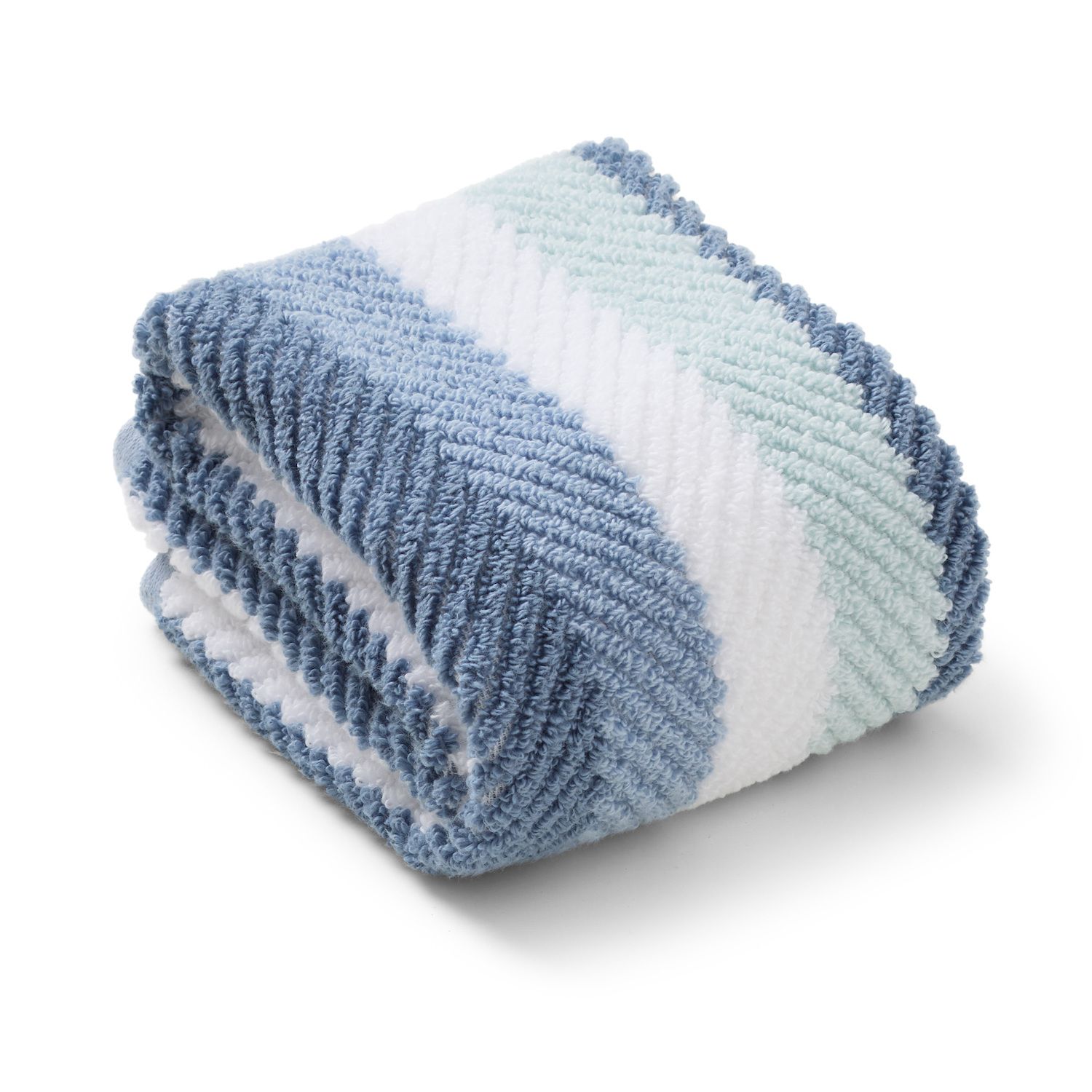 thumbnail image 2 of CARO Holiday Red & White Snowflake Cotton Towel Set – Bath, Hand, Finger Tip 2 of 5