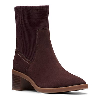 New women's brown botos Clarks Suede high quality