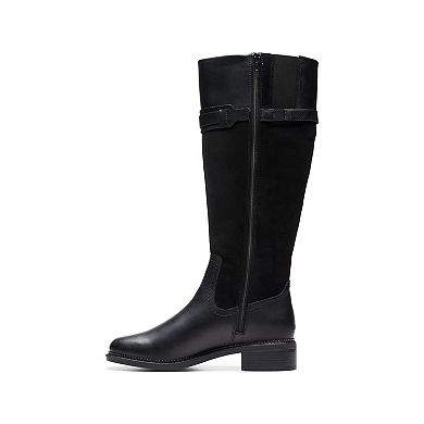 Clarks Maye Carly Women's Leather Knee-High Boots