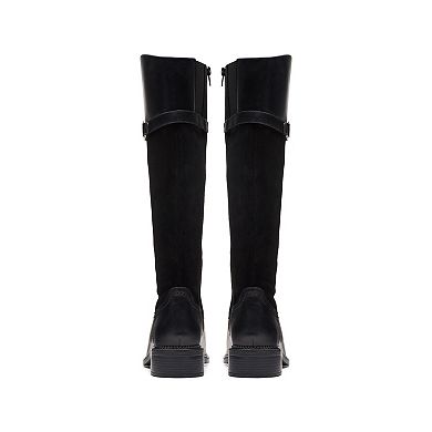 Clarks Maye Carly Women's Leather Knee-High Boots