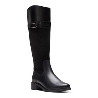 Clarks Maye Carly Women's Leather Knee-High Boots