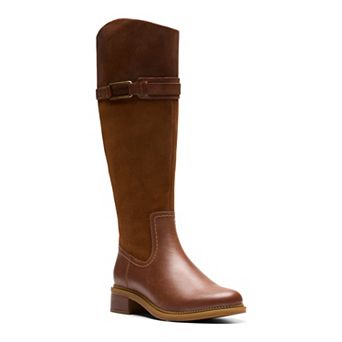 Clarks Maye Carly Women's Leather Knee-High Boots