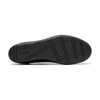 Clarks Suttyn Zip Women's Leather Wedge Shoes