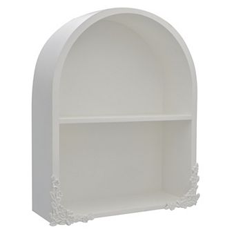 Belle Maison Floral Arched Shelf Wall Decor