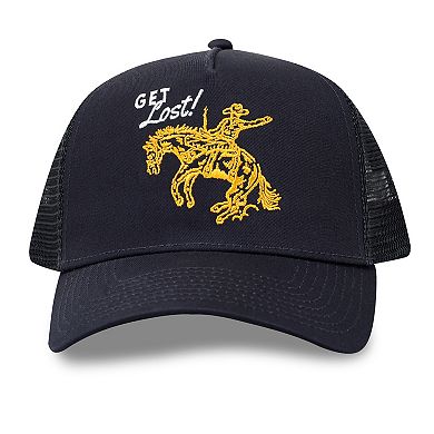 Men's Wembley Get Lost Cowboy Embroidered Trucker Hat