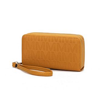 MKF Collection Lisbette Embossed M Signature Wallet by Mia K