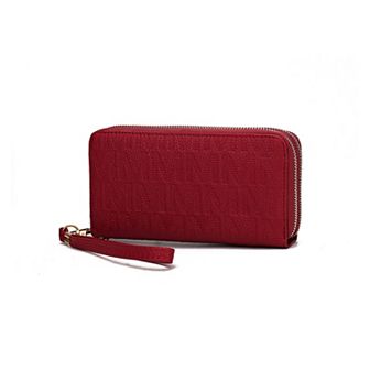 MKF Collection Lisbette Embossed M Signature Wallet by Mia K
