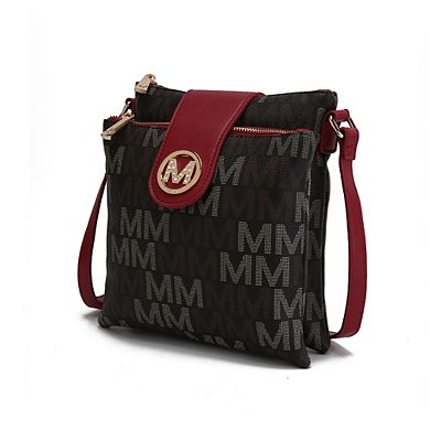 Mkf Collection Stylish Monogram Women's Crossbody Bag By Mia K