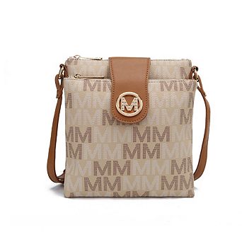 Mkf Collection Stylish Monogram Women's Crossbody Bag By Mia K