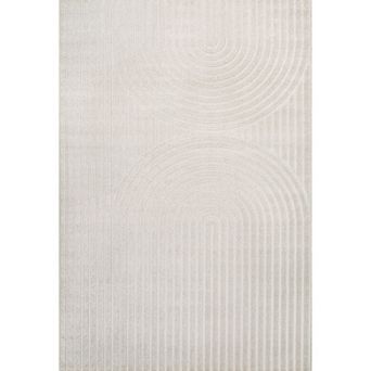 Sofia High-low Midcentury Modern Arch Stripe Two-tone Indoor/outdoor Area Rug