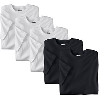 KingSize Men's Big & Tall 5-Pack Cotton Crewneck Undershirts