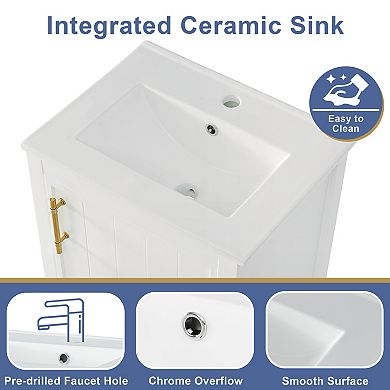 Merax 20" Bathroom Vanity With Sink