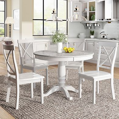 Merax 5 Pieces Dining Table And Chairs Set