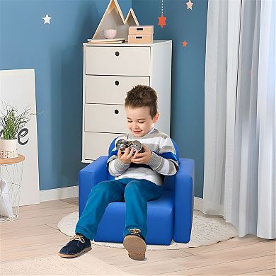 2-in-1 Multifunctional Kids Sofa for play games, Read books, and more
