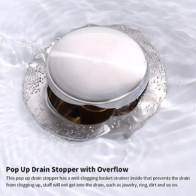 2-handle Heavy Duty Bathroom Faucet With Drain And Supply Kits, Modern Style