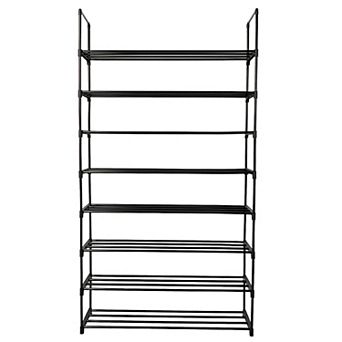 2 Set 4 tier Shoe Rack Shoe Tower Shelf Storage Organizer For Bedroom, Entryway