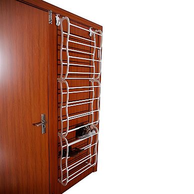 12 Layers Wall-mounted Style Home Shoe Rack - White